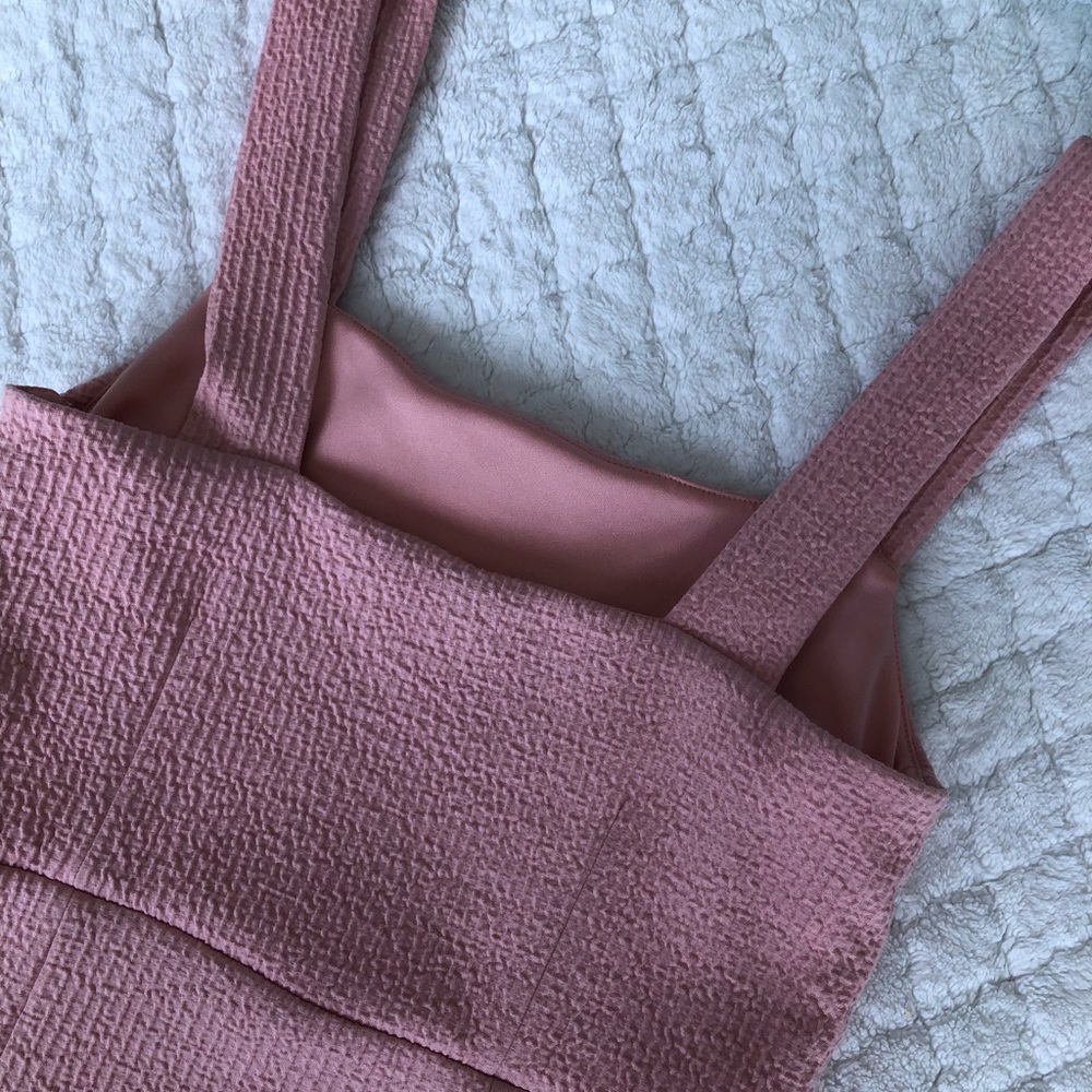 like new light pink urban outfitters textured bodycon dress - Picture 13 of 14
